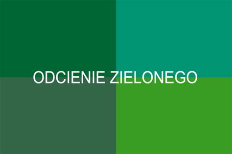 Odcienie zielonego zieleń w modzie Moda