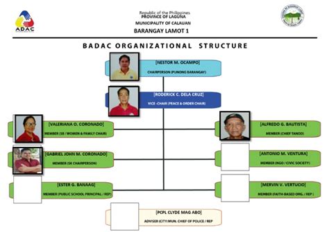 Badac Template Council Organizational Structure Pdf