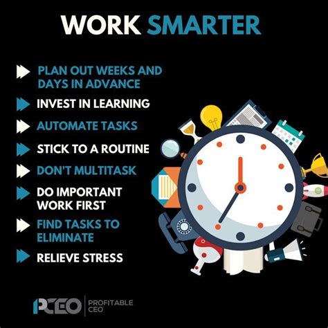 Work Smarter Personal Development Skills Work Smarter Financial