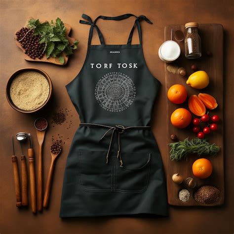 Premium Ai Image A Mesmerizing Chef Apron Design