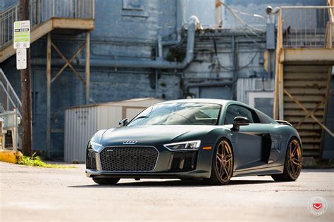 2017 Audi R8 V10 On Vossen Forged HC 1 Wheels Vossen Wheels 2016