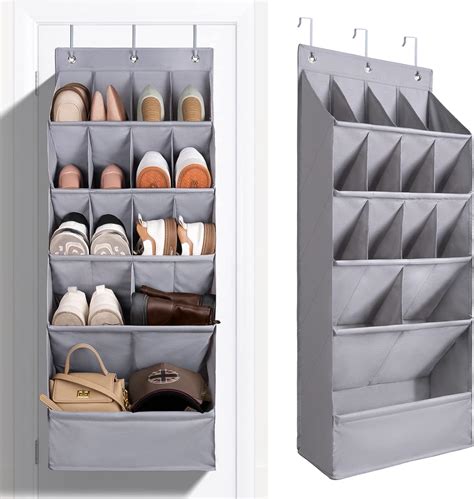 Amazon Fentec Pack Over The Door Shoe Organizers Hanging Shoe