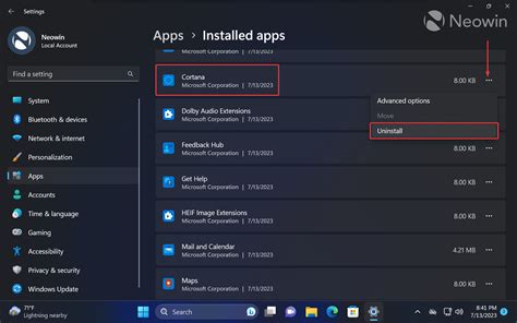 Microsoft Makes Uninstalling Cortana In Windows 11 Much Easier Neowin