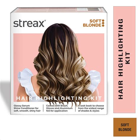 Streax Ultralights Hair Colour Highlight Kit Blonde Hair Colour Soft