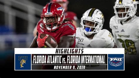 Florida International Vs Florida Atlantic Football Highlights 2019