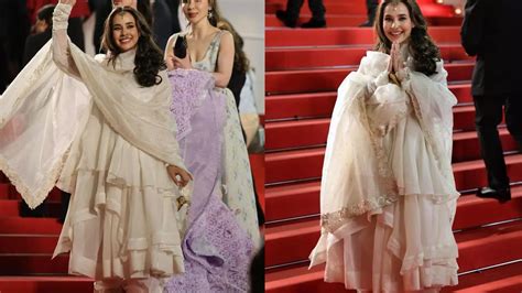 Cannes 2024 Punjabi Singer Sunanda Sharma Exudes Royalty As She Walks