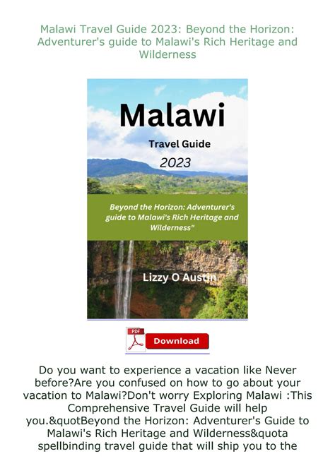 Download Malawi Travel Guide 2023 Beyond The Horizon Adventurers