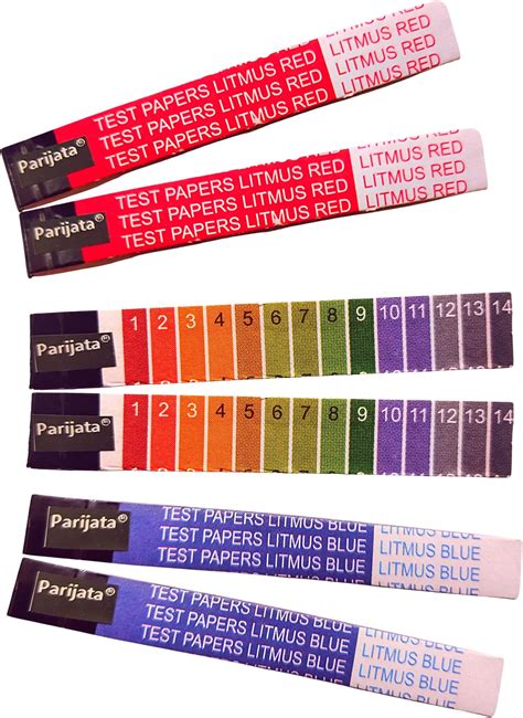 Parijata Litmus Paper For Liquid Testing Red Litmus Blue Litmus