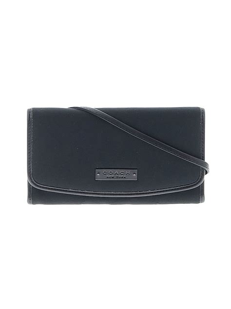 Coach Solid Black Wallet Crossbody Bag One Size - 80% off | thredUP