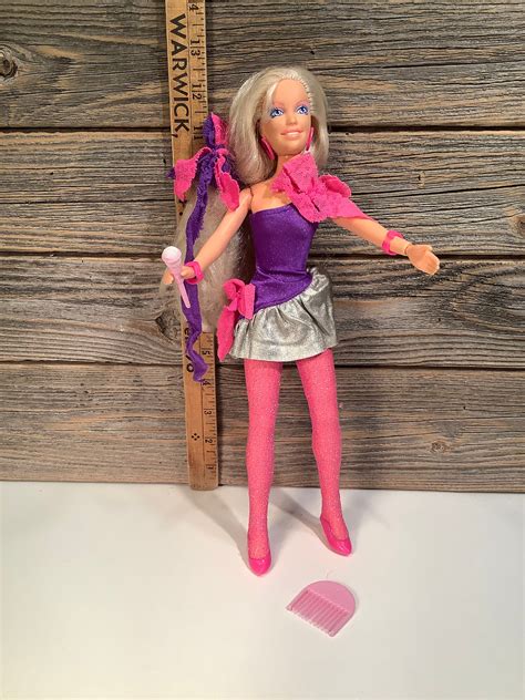 Vintage Hasbro Rockn Curl Jem Doll 1987 Etsy