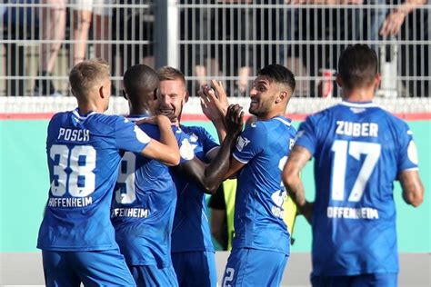 Dfb Pokal Tsg Hoffenheim Siegt Im Elfmeterdrama Der Spiegel