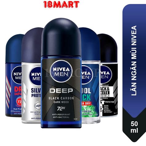 L N Ng N M I Nivea Men Dry Impact Silver Protection Cool Kick Black