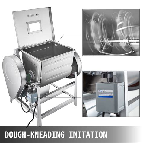 Vevor V Commercial Dough Mixer Kg Kneading Capacity Qt Flour