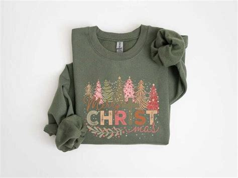 Merry Christmas Sweatshirts For Women Festive Holiday Outfits Perfect