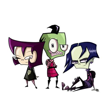 Zim S Girls By MissFuturama Invader Zim Girl Mario Characters