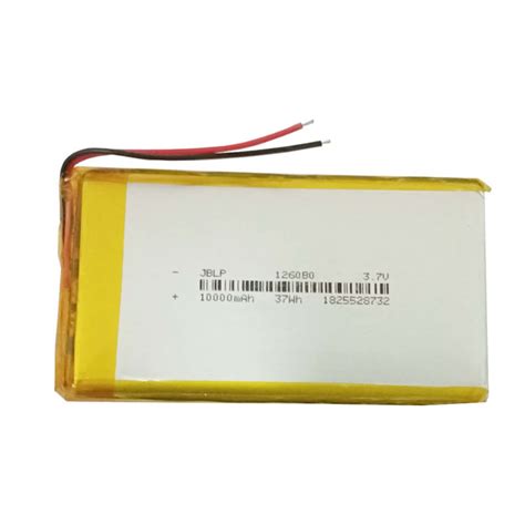 3 7V 10000mAH Lithium Polymer Lipo Rechargeable Battery Model JBLP