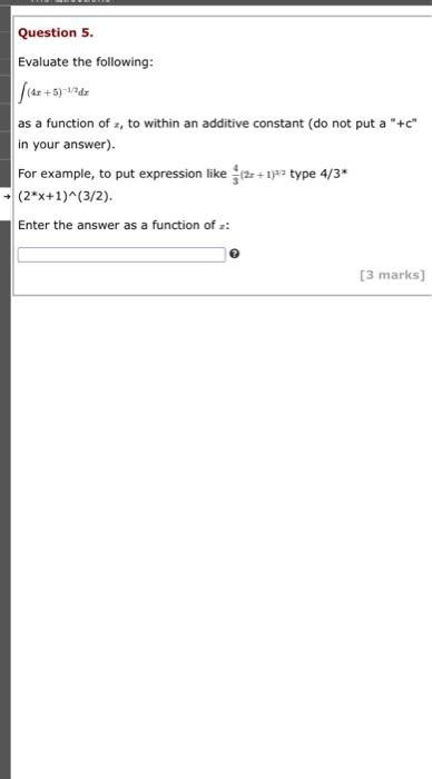 Solved Evaluate The Following ∫x64dx As A Function Of X