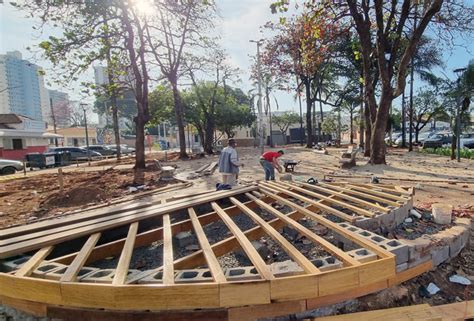 Praça Das Bandeiras Recebe Palco E Obras Avançam Rcia Araraquara