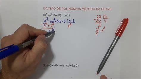 Divisão De Polinômios Método Da Chave Youtube