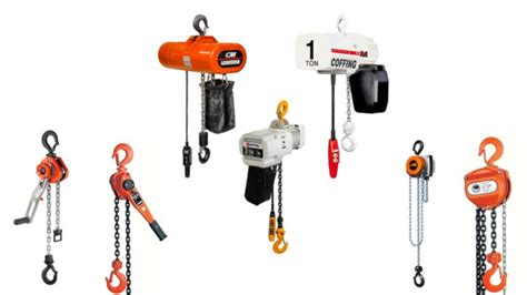 Types Of Hoists And Their Functions Pwi