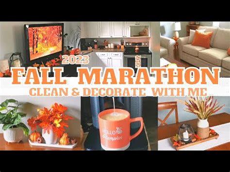 NEW 2023 FALL CLEAN DECORATE WITH ME MARATHON FALL DECORATE WITH