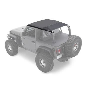 Jeep Wrangler JL 2türer Softtop Header Safari Bikini Top Black Diamond
