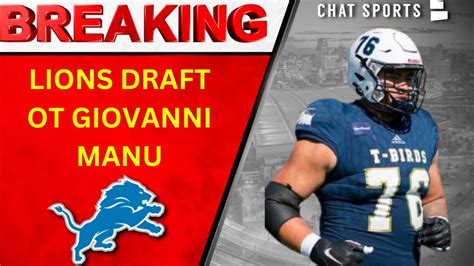 Breaking Lions Trade Up To Select Ot Giovanni Manu Taylor Decker