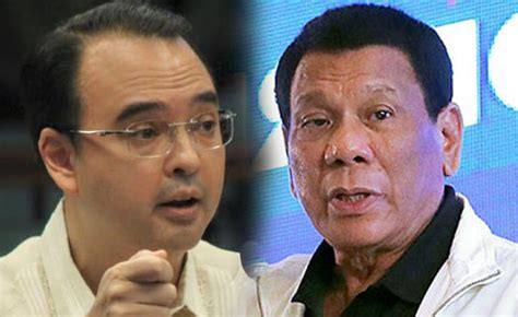 Find Out What Alan Cayetano Wanted Duterte To Say During Speakership Fight Politiko