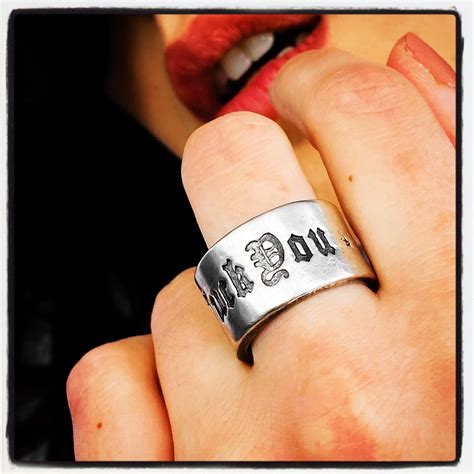Fuck You Ring Fuck You Jewelry Handmade Ring Personalized Ring Custom Made Ring Handmade Jewelry