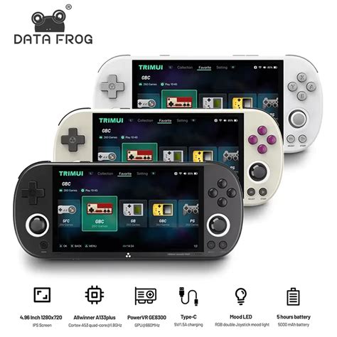 Data Frog Consola De Videojuegos Retro Inteligente Trimui Pro Con