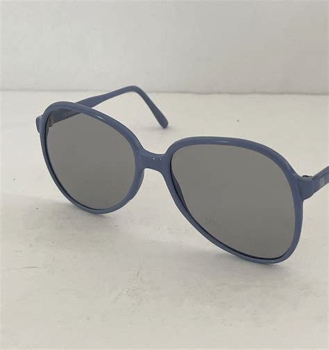 Vintage Corning Optics 2048m Sunglasses Lavender Blue Gem