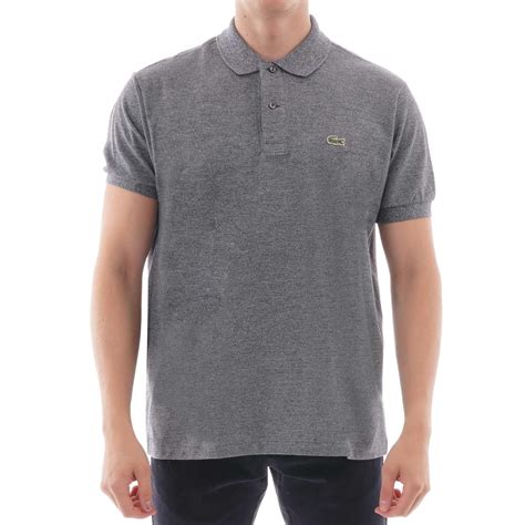 Lacoste Grey Polo Shirt L1264 00 Stuarts London