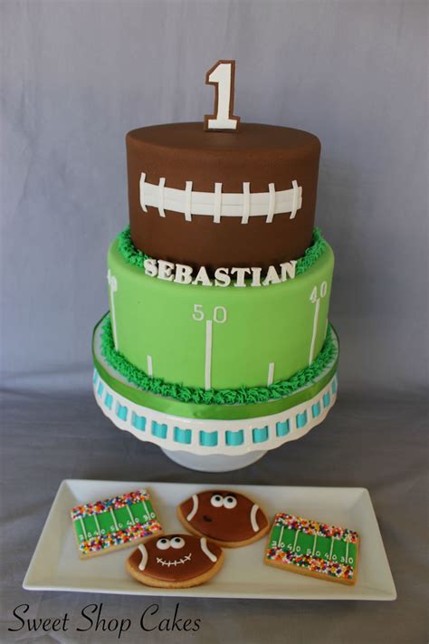 Football Themed Birthday Cake - CakeCentral.com