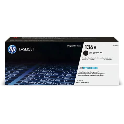 Hp 136a Black Original Laserjet Toner Cartridge W1360a Pgmall