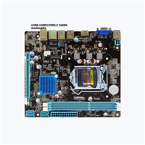 ZEBRONICS H81 LGA 1150 Socket Motherboard Royal Computer Solution