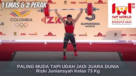 Rizki Juniansyah Meraih 1 EMAS Dan 2 PERAK Di Kejuaraan Dunia Angkat