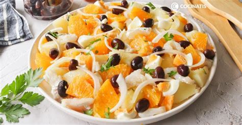 Ensalada Malague A De Bacalao Y Naranja Cocinatis