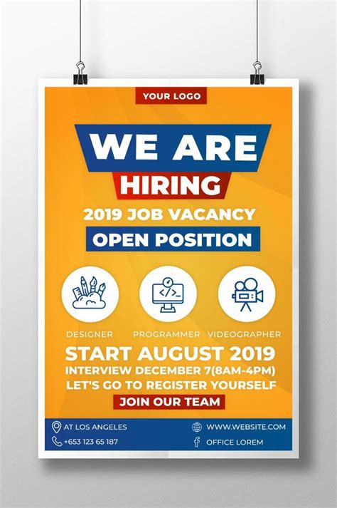 Job Posting Flyer Template