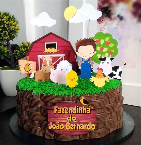 Bolo Decora O De Fazendinha Casaideas Fontanar