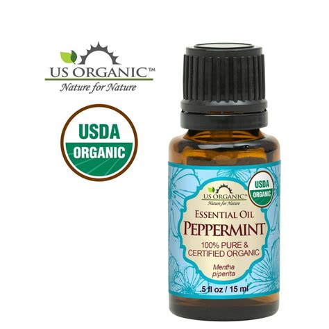 Us Organic 100 Pure Certified Usda Organic Peppermint Essential Oil