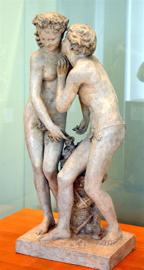 Daphnis et Chloé 1873 par Jean Baptiste CARPEAUX 1827 1875 Plâtre