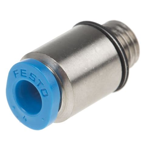 QSM M7 4 I Festo Festo QS Series Straight Threaded Adaptor M7 Male