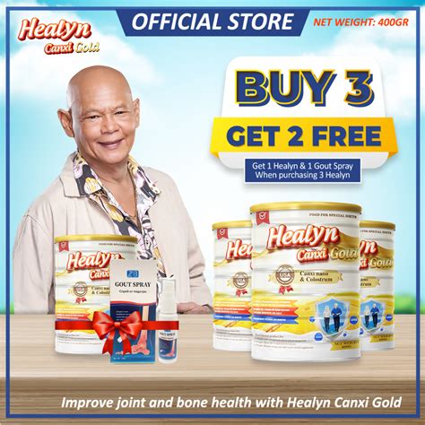 Healyn Canxi Gold Milk Official Store Buy Get Colostrum For Bones