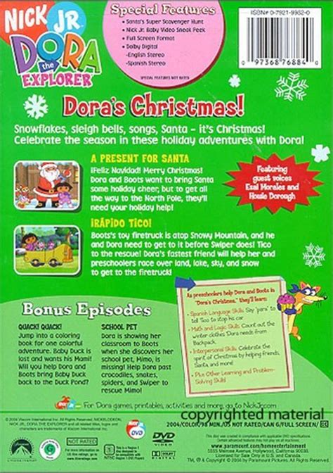 Dora The Explorer Doras Christmas Dvd 2004 Dvd Empire