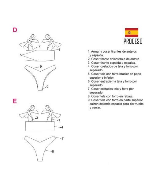 MOLDE TRAJE DE BAÑO BIKINI MUJER 2005 Trajes de baño bikini Bikinis