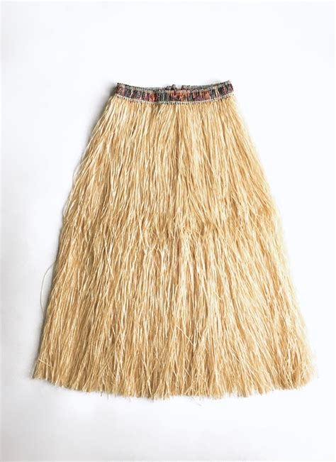 1950s Vintage Grass Hula Novelty Skirt Hemlock Vintage Clothing