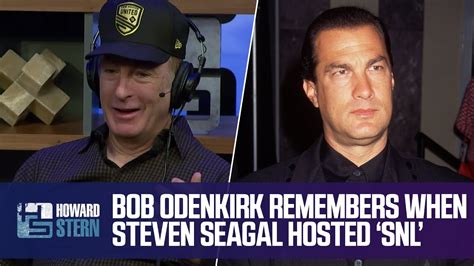 Bob Odenkirk On The Time Steven Seagal Hosted “saturday Night Live