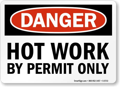 Hot Work Area Permit Signs MySafetySign 16380 | Hot Sex Picture