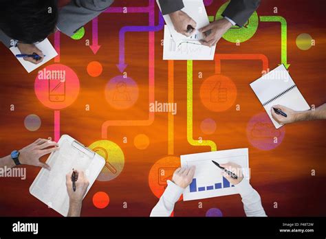 Composite Image Of Business Meeting Stock Photo Alamy