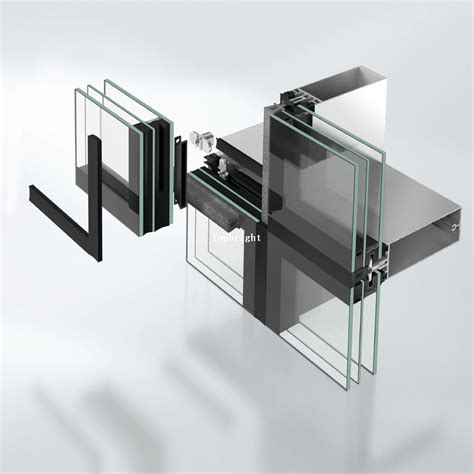 Schüco FWS 50 SG Structural Glazing façade system with 50 mm